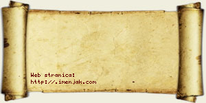 Andrea Bjelan vizit kartica